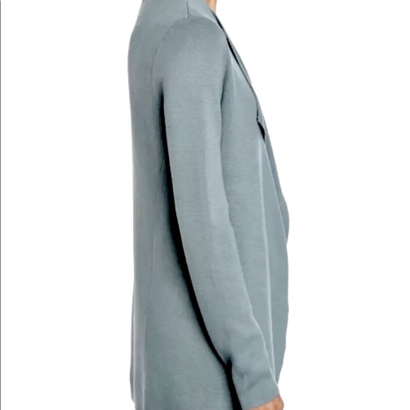 Eileen Fisher Silk/Organic Cotton Open Front Jacket Size XXS - Picture 11 of 16